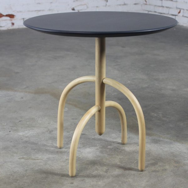 Knoll Saguaro Cactus Wood Base Table with Slate Top by Lawrence Laske