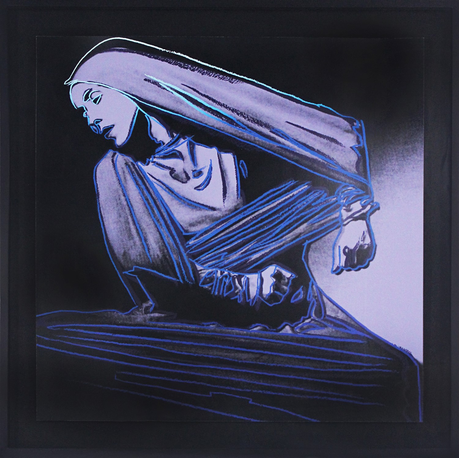 Andy Warhol Lamentation #388 from the Martha Graham Series 1986 - Signed Screen Print