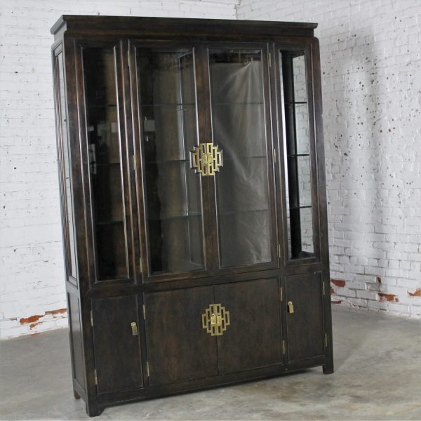 Vintage Chin Hua Collection China Display Cabinet or Book Case by Century Furniture