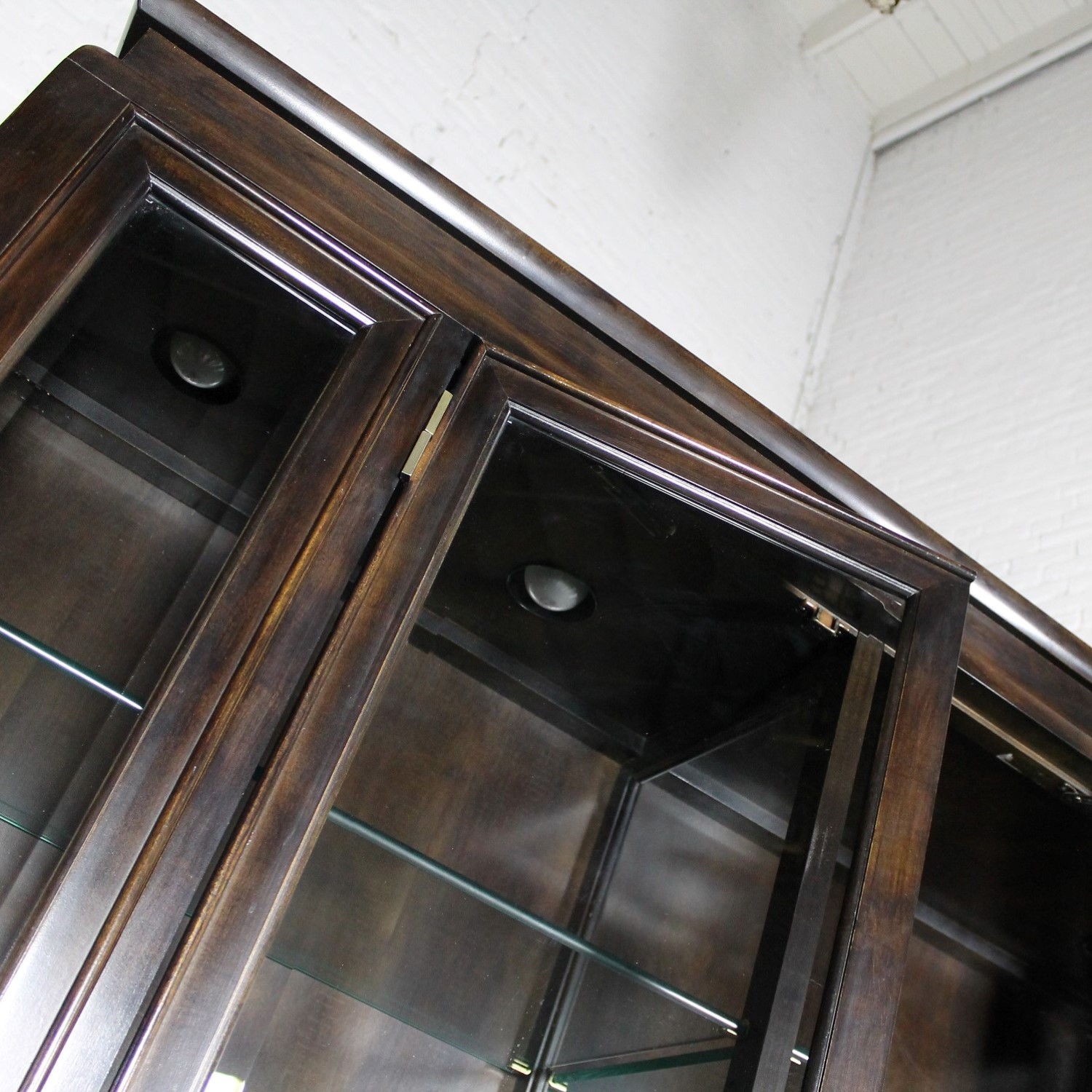 Vintage Chin Hua Collection China Display Cabinet or Book Case by Century Furniture