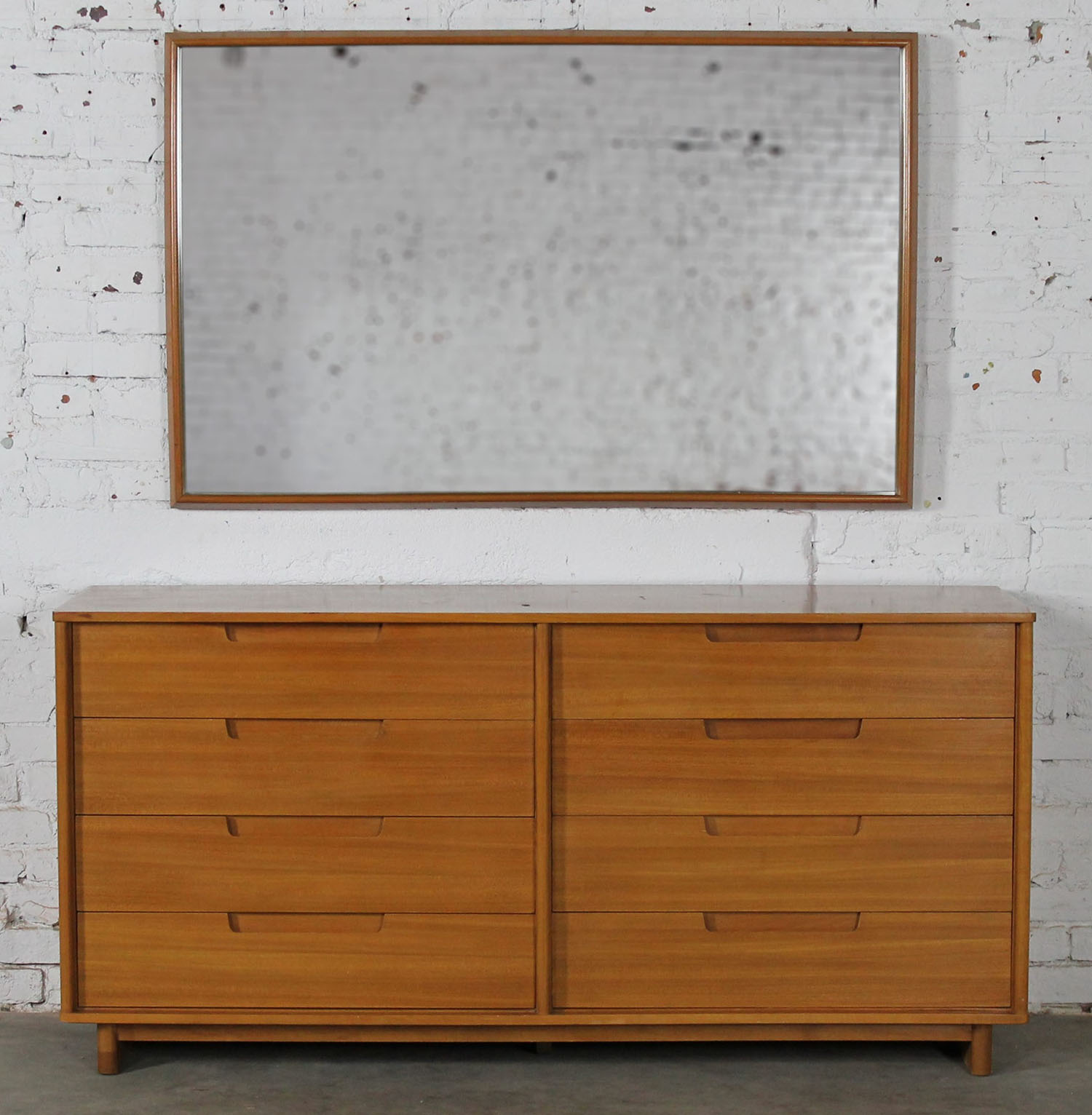 Dresser & Mirror by Milo Baughman for Drexel Today’s Living Line Vintage Mid Century Modern