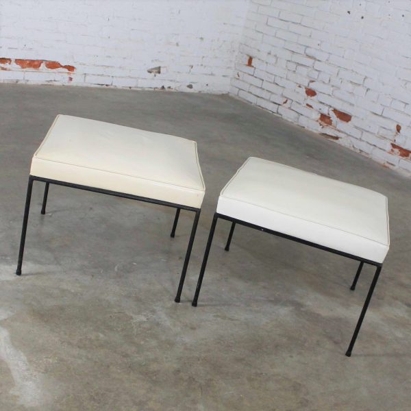 Paul McCobb Planner Group All ‘Round Square Stools for Winchendon Mid Century Modern