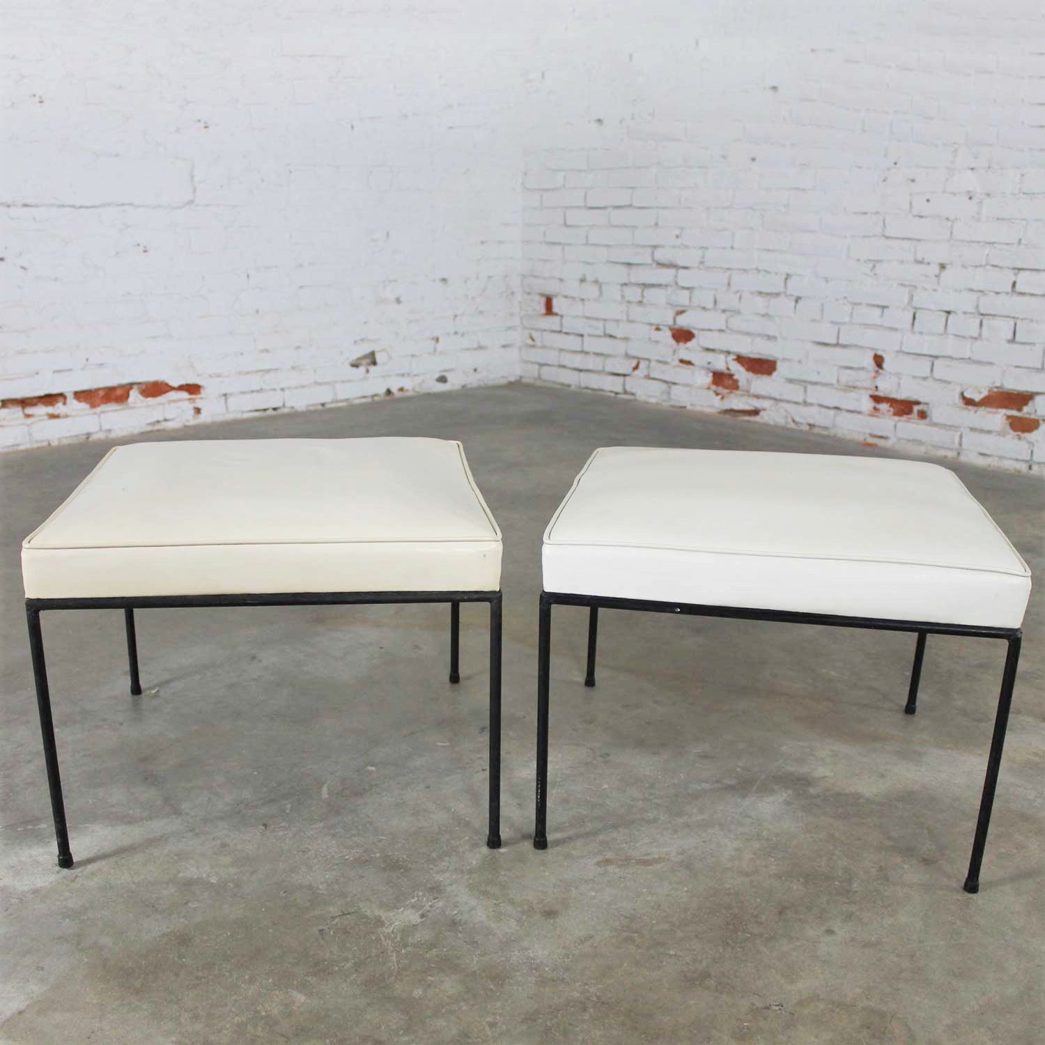 Paul McCobb Planner Group All ‘Round Square Stools for Winchendon Mid Century Modern