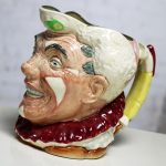 Royal Doulton The Clown Character Toby Jug D6322 with White Hair