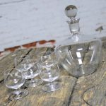 Tinka Decanter Set with Five Glasses by A. D. Copier for Royal Leerdam Holland