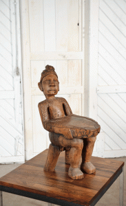 SOLD - Hand Carved Native Tribal Stool