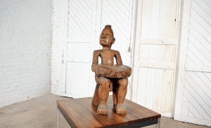 SOLD - Hand Carved Native Tribal Stool