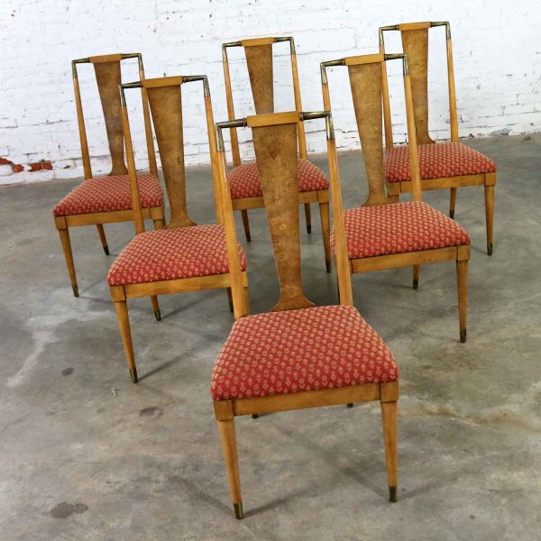 Mid Century Contempora Dining Chairs by William Clingman for J. L. Metz Set of Six