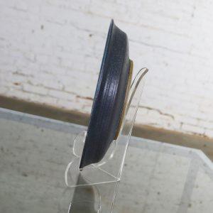 Vintage Studio Stoneware Pottery Plate with Geometric Design by Jack E. Wright