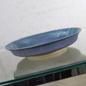 Vintage Studio Stoneware Pottery Plate with Geometric Design by Jack E. Wright