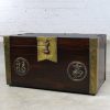 Antique Korean Trunk Chest or Box Circa 1920s with Luck and Longevity Characters