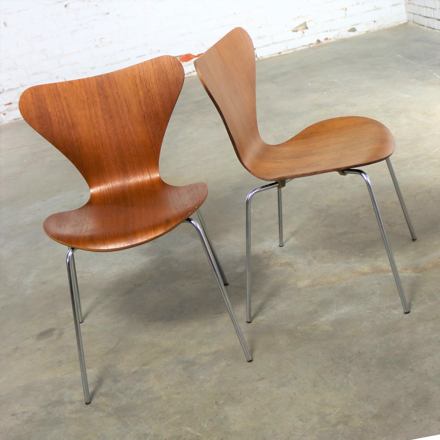 Series 7 Chairs by Arne Jacobsen for Fritz Hansen Vintage MCM ...