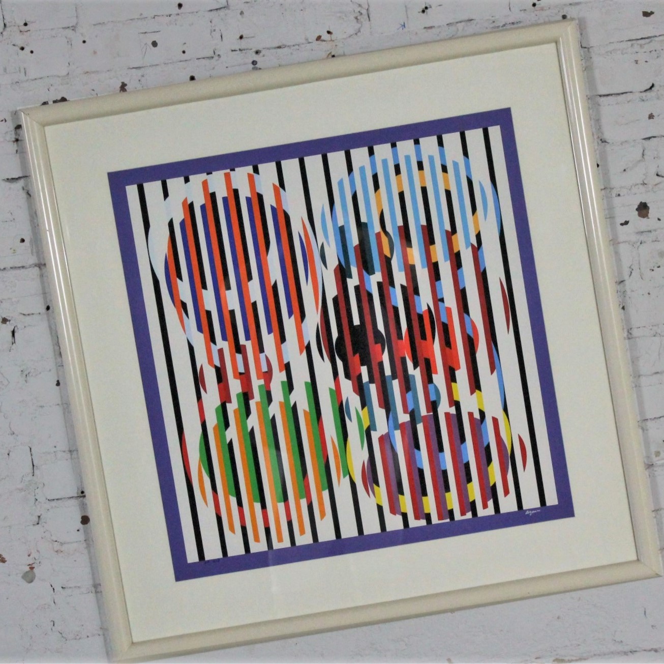 Yaacov Agam Composition III Signed Serigraph in Color Artist Proof 16 of 18