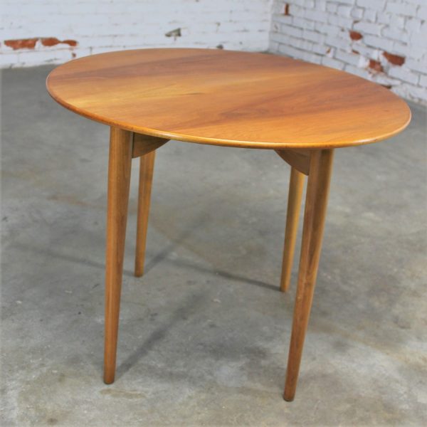 Vintage Mid Century Danish Modern P. Jeppesen Mobelfabrik Teak Side Table Grete Jalk Style