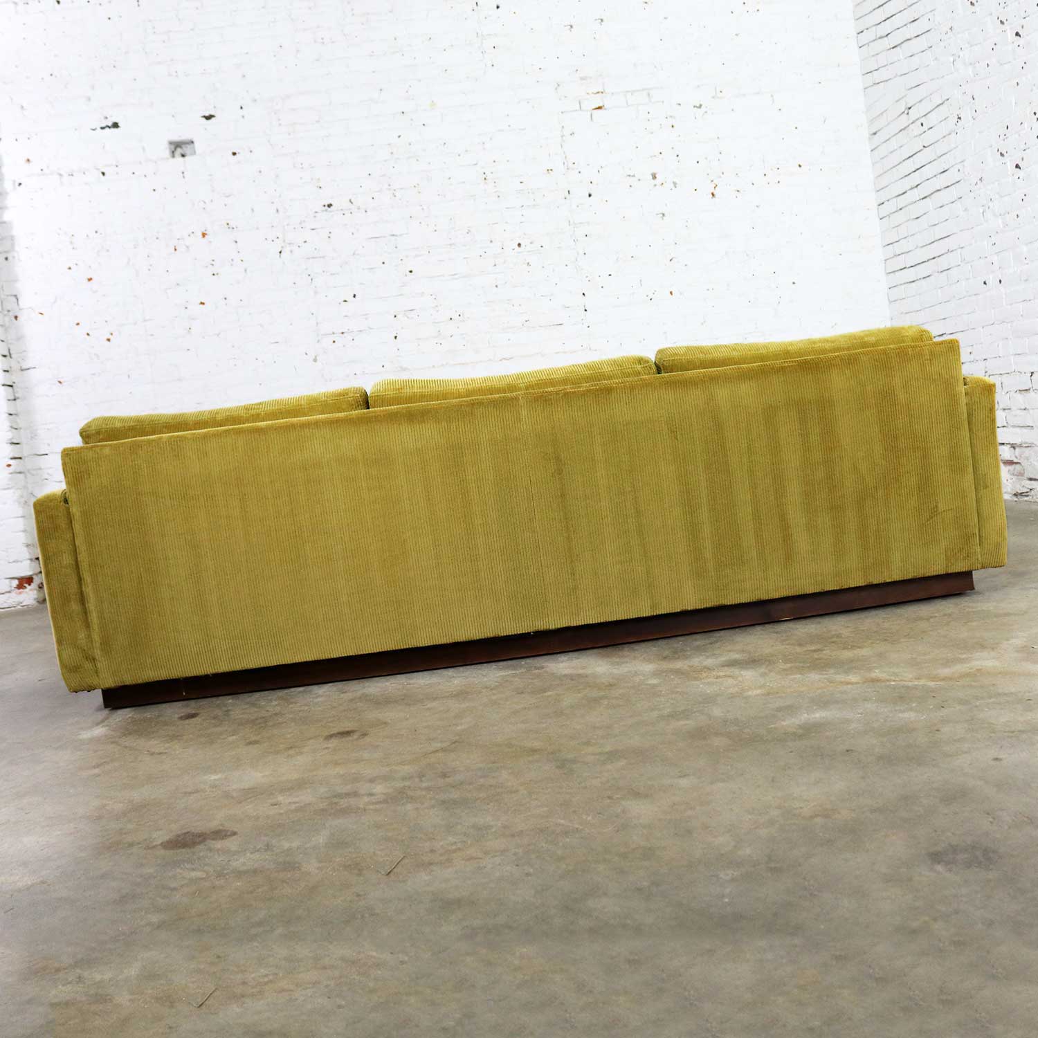 Lawson Style Wide Wale Corduroy Sofa by Milo Baughman for Thayer Coggin