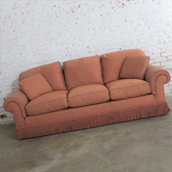 Baker Sofa Lawson Style from the Crown and Tulip Collection Terracotta - ONLY ONE LEFT