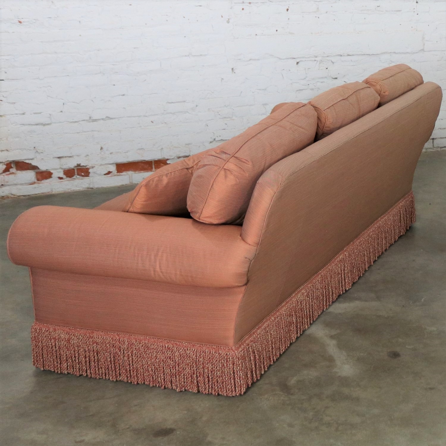 Baker Sofa Lawson Style from the Crown and Tulip Collection Terracotta - ONLY ONE LEFT