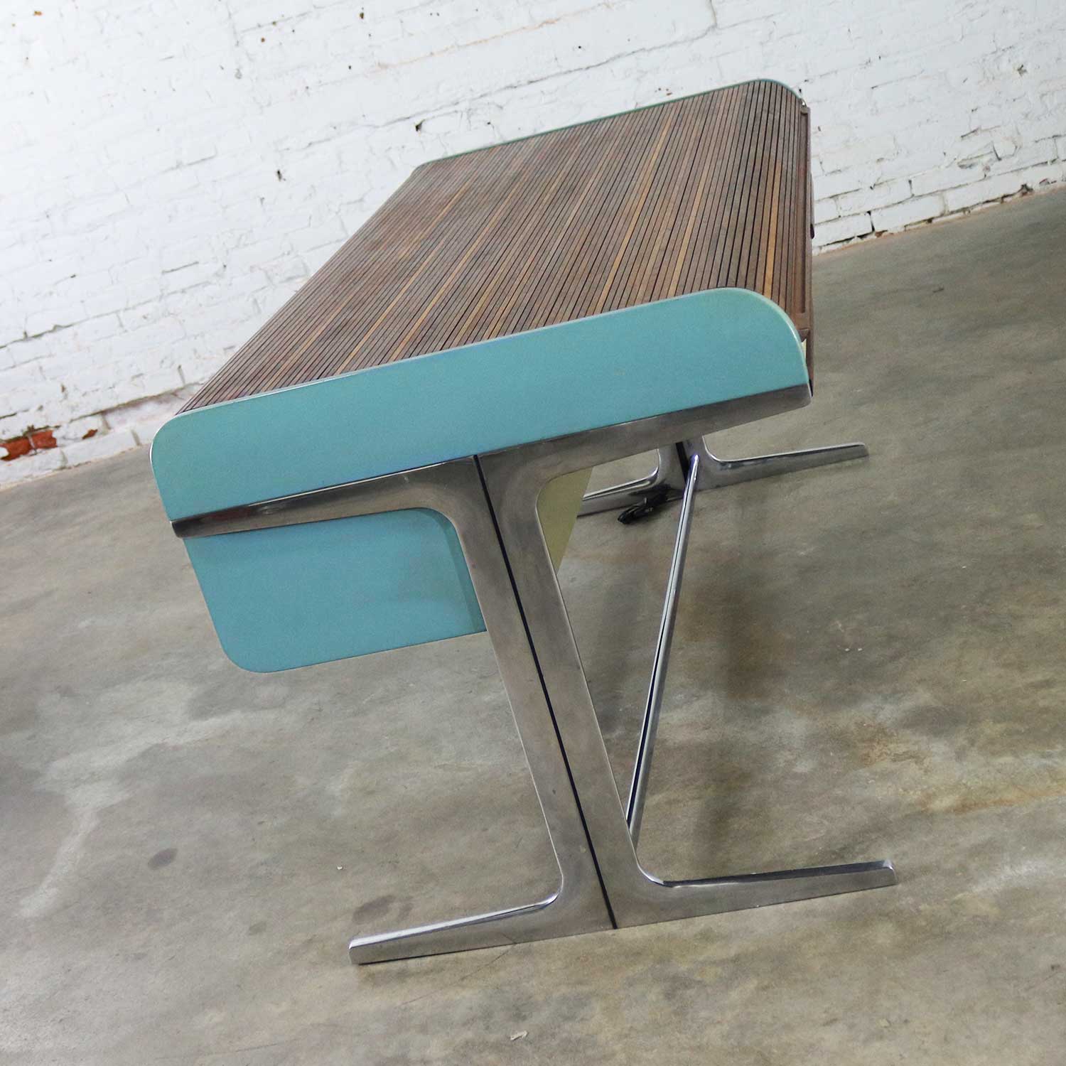 MCM Herman Miller Action Office I Roll Top Desk by George Nelson and Robert Propst