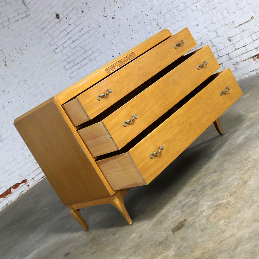 Art Deco Style Low Dresser by Rway Northern Furniture Compa