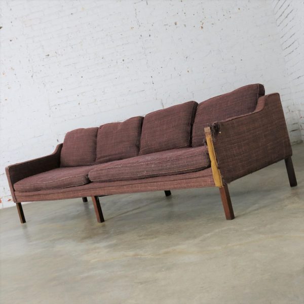 Thayer Coggin Four Seat Sofa by Milo Baughman Frame Only