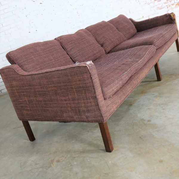 Thayer Coggin Four Seat Sofa by Milo Baughman Frame Only