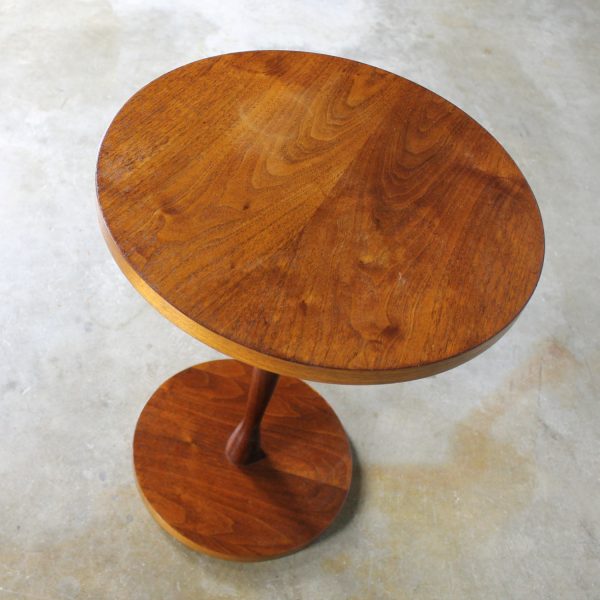 Small Round Walnut Occasional Table Circa 1960’s