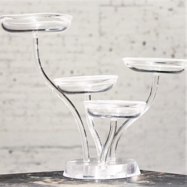 Vintage Lucite Four Part Candy Dish or Display