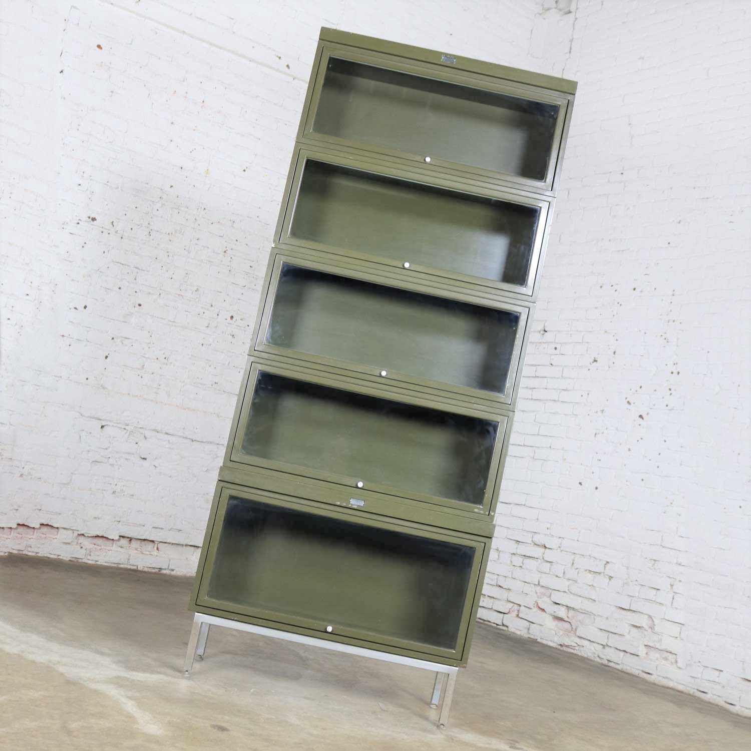 Metal barrister deals bookcase