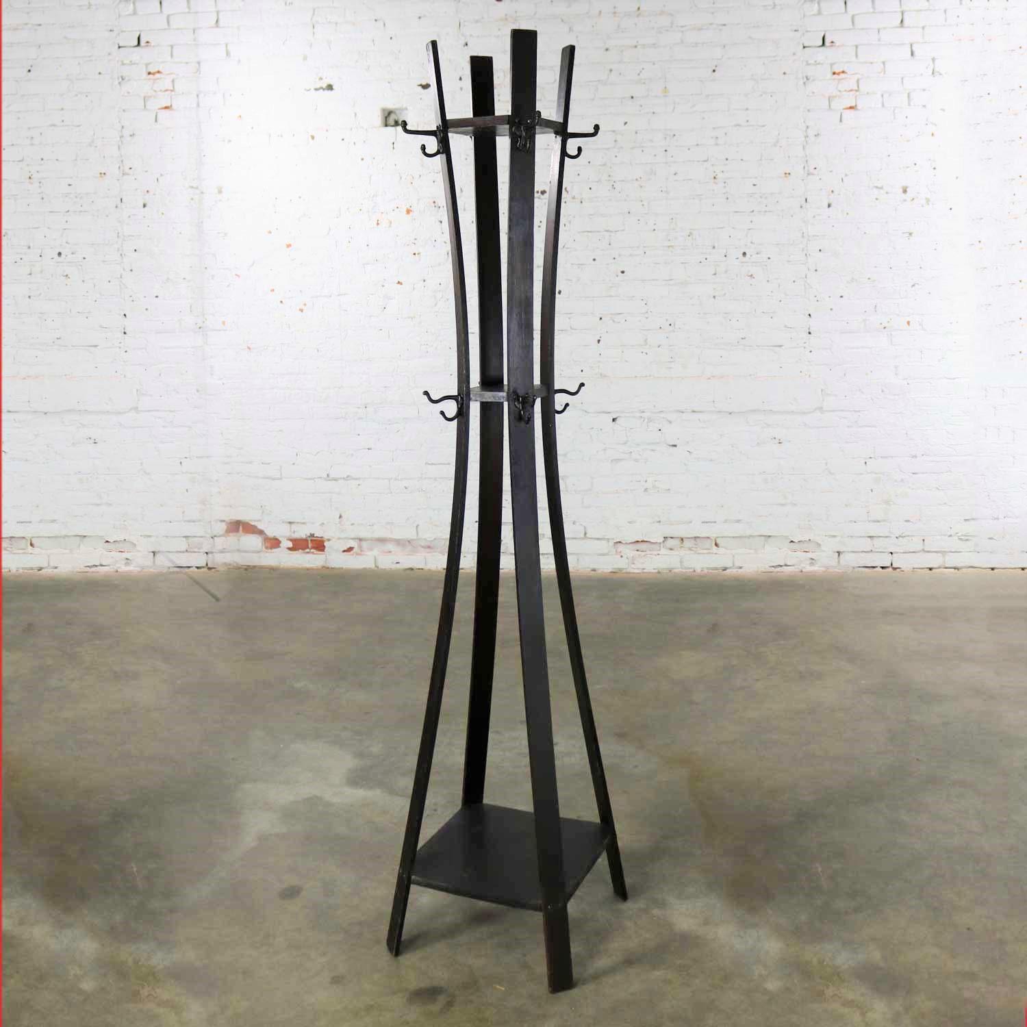 Arts and Crafts Mission Style Coat Tree warehouse 414