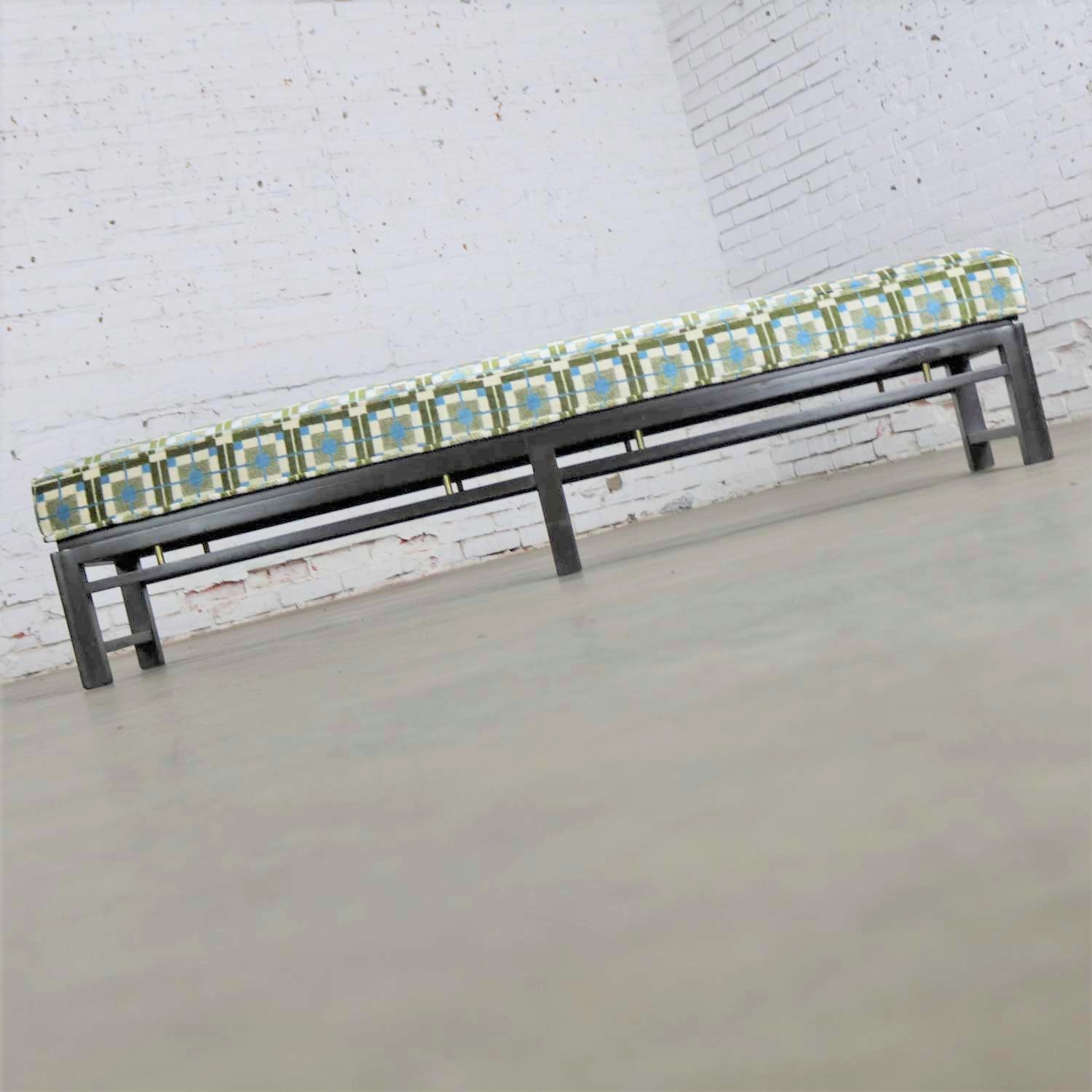 Edward Wormley for Dunbar Mid Century Modern Bench Newly Upholstered