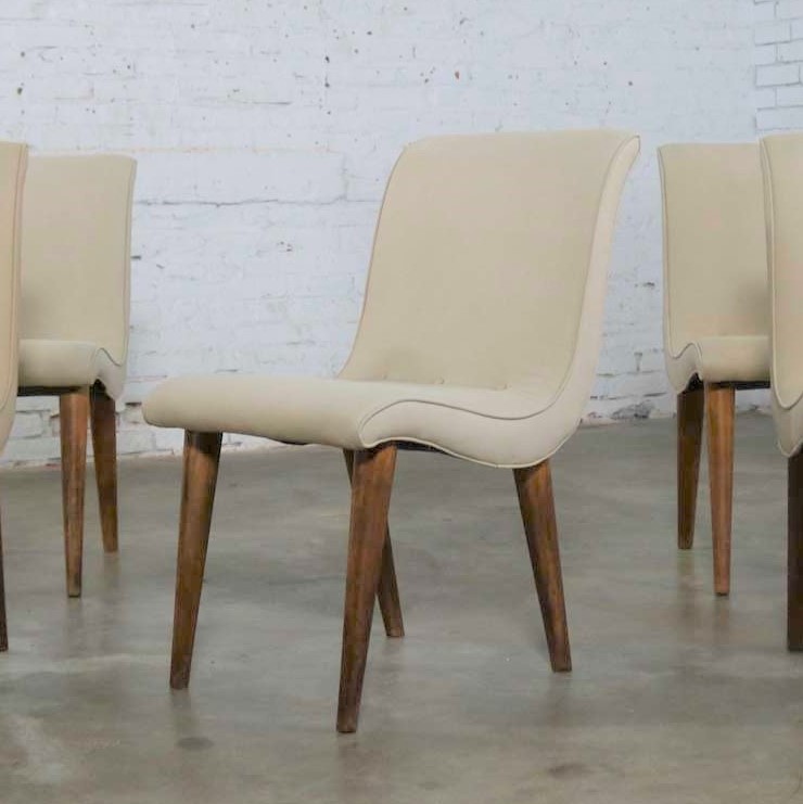 Dining Chairs Attributed to ModernMates by Leslie Diamond for Conant Ball, Set 5