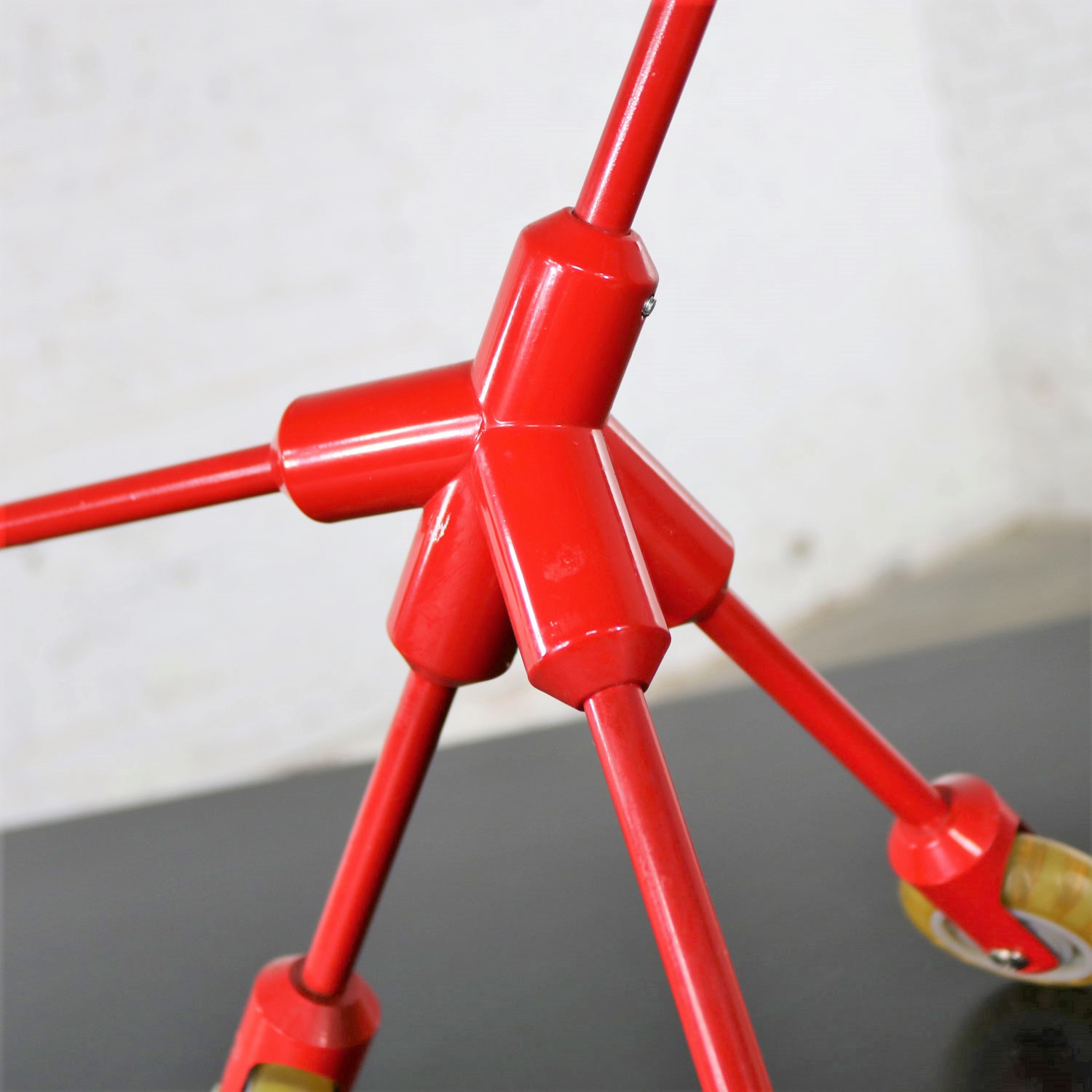 Kila Red Dog Rolling Table Lamp by Harry Allen for IKEA