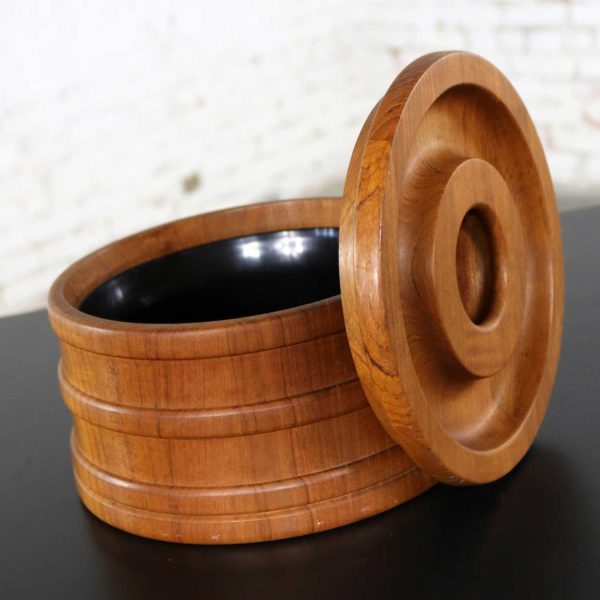 Scandinavian Modern Teak Ice Bucket by Jens Quistgaard for Dansk