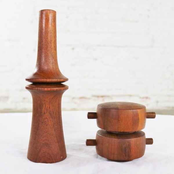 Scandinavian Modern Teak Pepper Mills by Jens Quistgaard for Dansk Designs