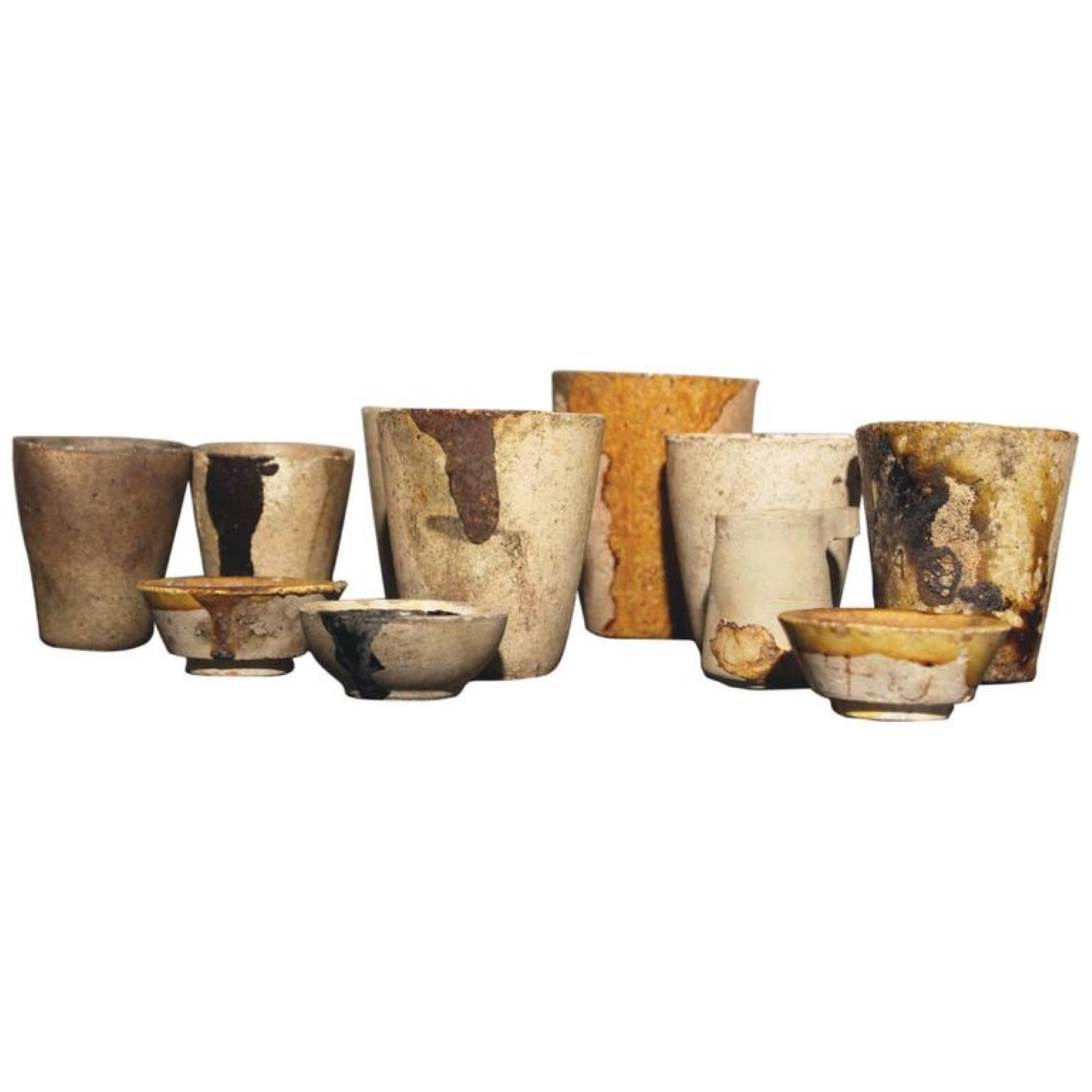 Antique Colorado Mining Ceramic Crucibles