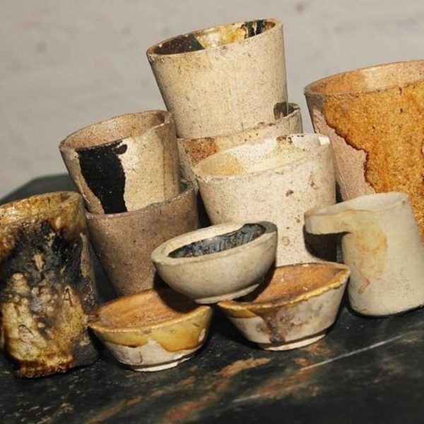 Antique Colorado Mining Ceramic Crucibles