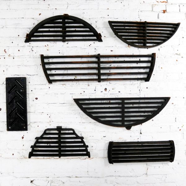 Antique Industrial Foundry Patterns for Molds Handmade Wood Set of Seven – Group 2