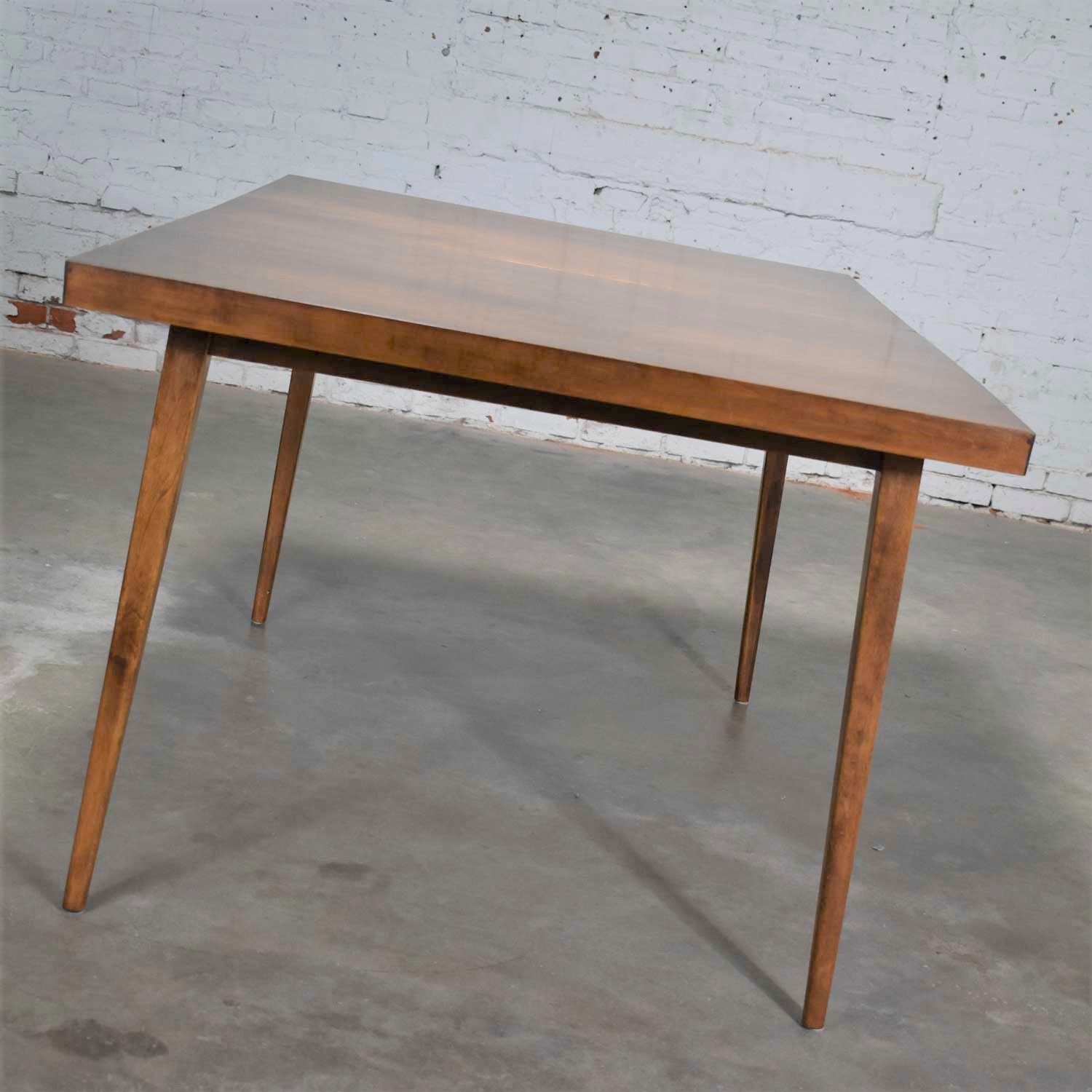 Mid Century Modern Paul McCobb Extension Planner Group Dining Table for Winchendon