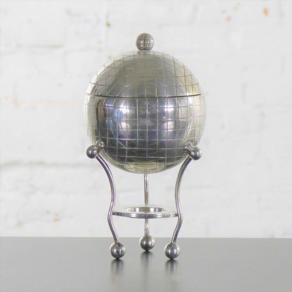 Latham & Morton Silver Plate Egg Warmer Globe Orb Shape Victorian