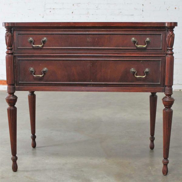 Classic Sheraton Federal Style Mahogany Server in the manor of Salem Cabinetmakers