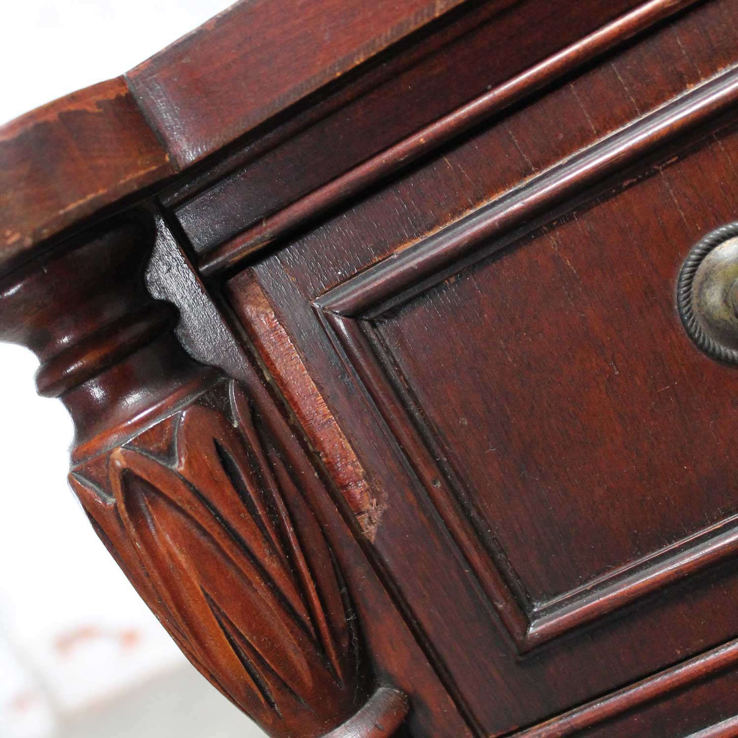 Classic Sheraton Federal Style Mahogany Server in the manor of Salem Cabinetmakers