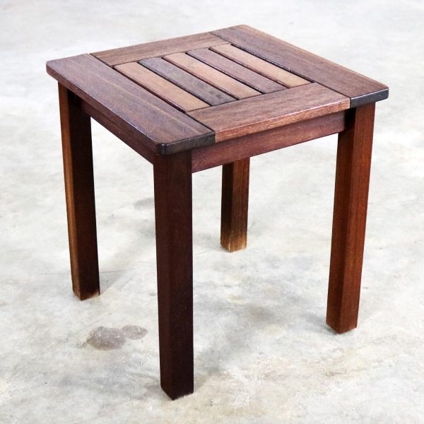 Vintage Windsor Natural Teak Outdoor Side Table