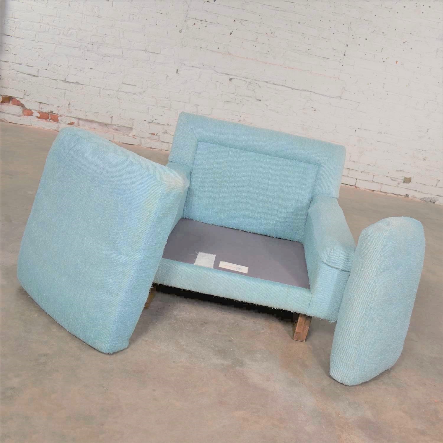 Vintage Mid Century Modern Club Lounge Chair by Flair Division for Bernhardt