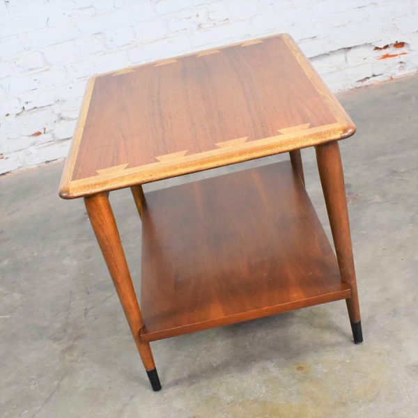 Acclaim Series 900-05 Walnut Lamp Table End Table by Andre Bus for Lane