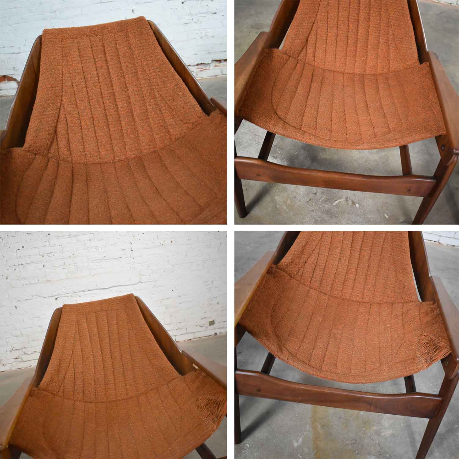 Mid Century Modern Triumph I Sling Chairs by Jerry Johnson for Charlton a Pair