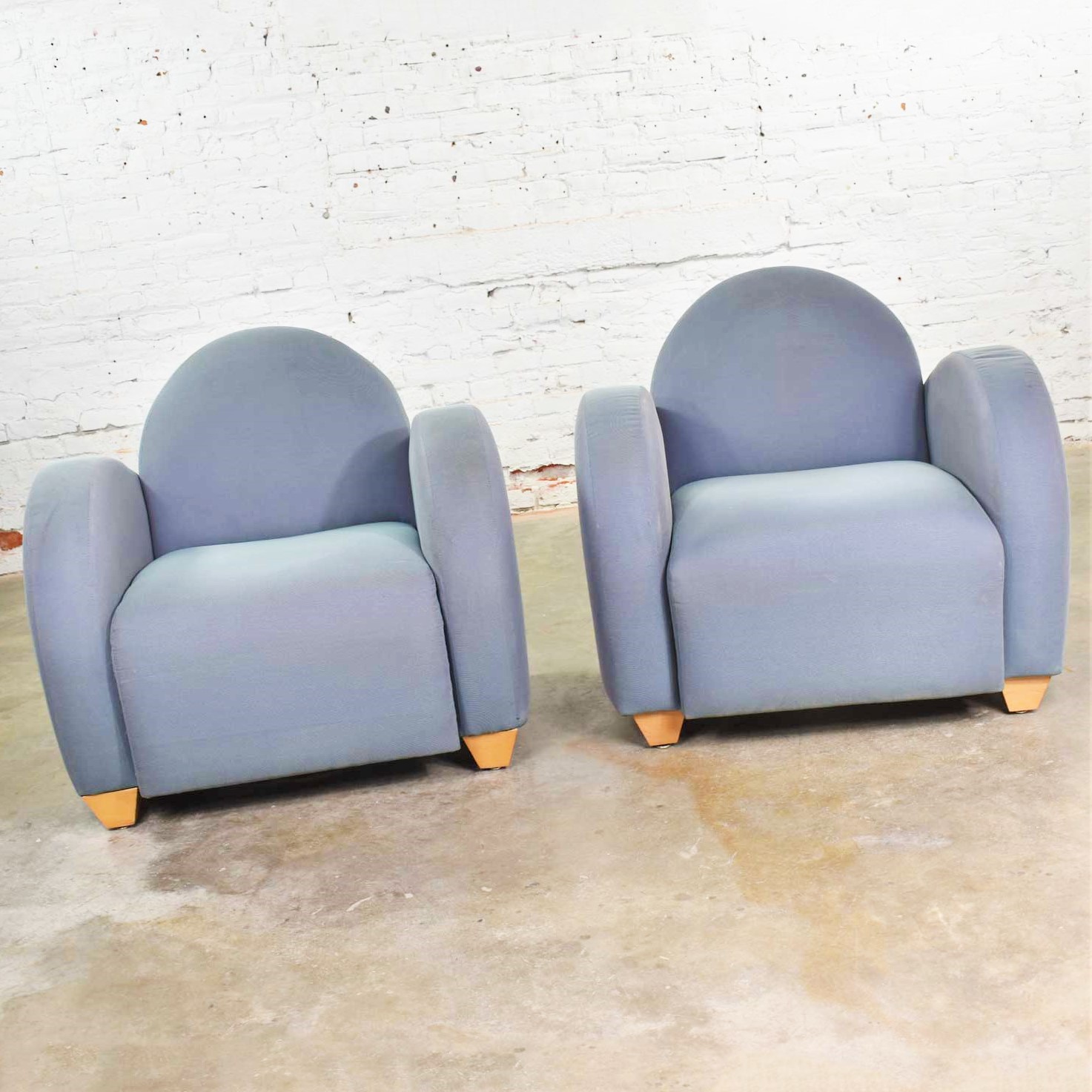 Michael Graves Postmodern Club or Lounge Chairs by David Edward Company 32 Avail