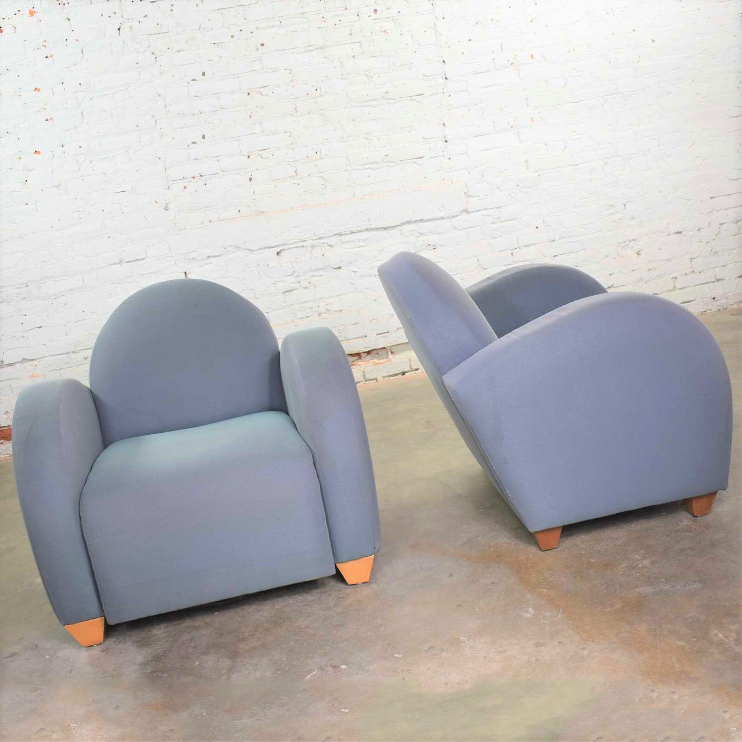 Michael Graves Postmodern Club or Lounge Chairs by David Edward Company 32 Avail