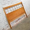 Paul McCobb Planner Group Mid Century Modern Full-Size Headboard Brass & Birch