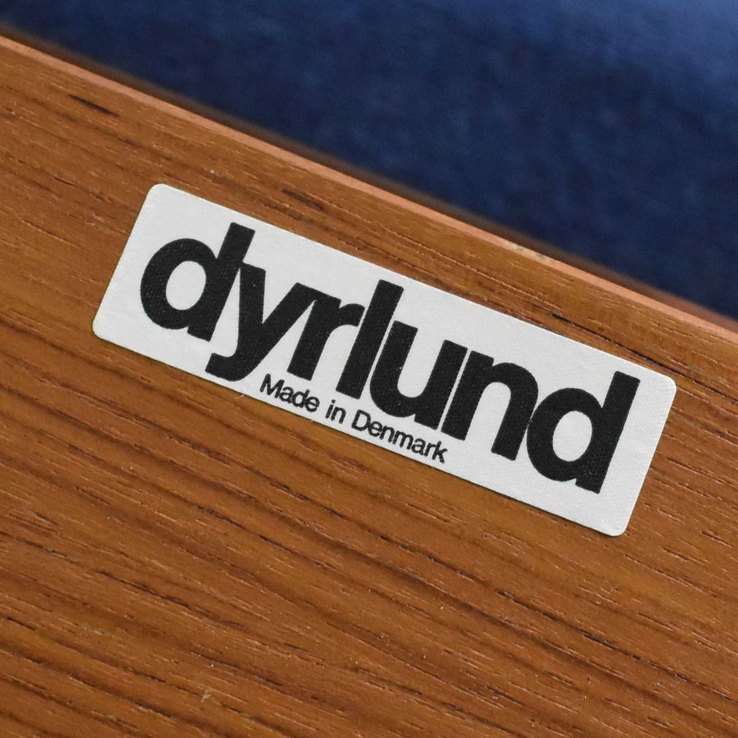 Teak Scandinavian Modern Cal King Storage Platform Bed & Swing-Arm Nightstands by Dyrlund