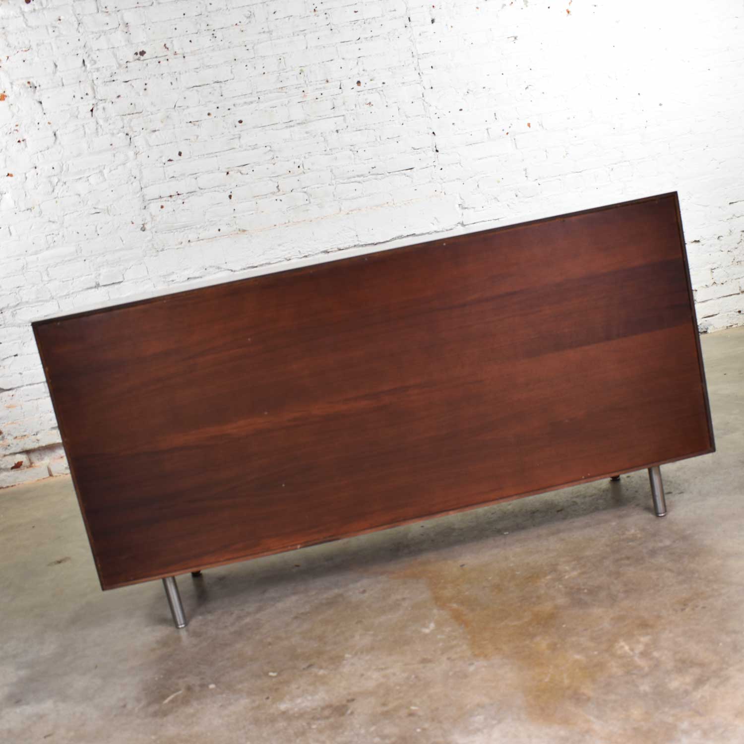 Early Basic Cabinet Series Walnut Sideboard Credenza by George Nelson for Herman Miller